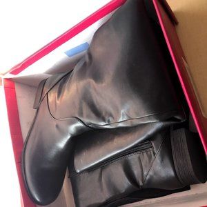 Shoedazzle Black Mallory Boots size 9.5W